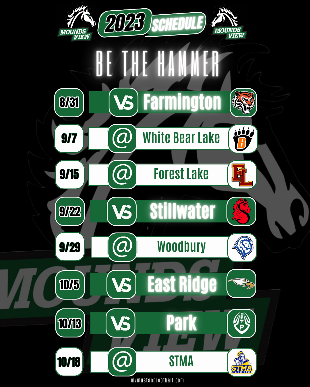 Mounds View 2023 Football Schedule Twitter Mounds View 2023 Football Schedule Twitter